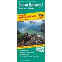 PublicPress Radwanderkarte Donau-Radweg. Passau - Wien. Leporello