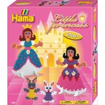 Hama 3230 - Geschenkpackung Kleine Prinzessinnen, circa 3000 Bügelperlen und einer Stiftplatte