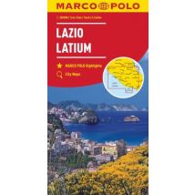 MARCO POLO Regionalkarte Italien 09 Latium 1:200.000. Lazio
