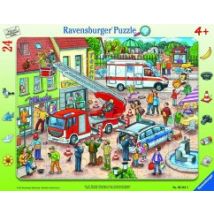 Ravensburger 065813 - 110, 112 - Eilt herbei!, Rahmenpuzzle, 24 Teile