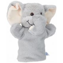 Heunec 394070 - Handspielpuppe Elefant, grau, 25cm