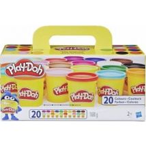 Hasbro A7924EUC - Play-Doh, Super Farbenset, 20er-Pack, Knete