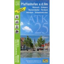 ATK25-L11 Pfaffenhofen a.d.Ilm (Amtliche Topographische Karte 1:25000)