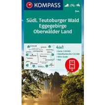 KOMPASS Wanderkarte 844 Südlicher Teutoburger Wald - Eggegebirge - Oberwälder Land 1:50.000