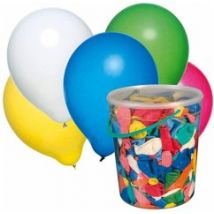Susy Card 40026176 - Luftballons farbig, 500 Stück im Eimer