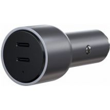 Satechi 40W Dual USB-C PD Car Charger space gray