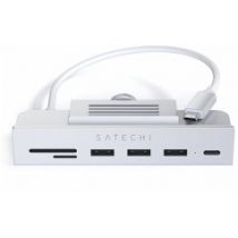 Satechi USB-C Clamp Hub for 24 iMac silver