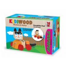 Jamara Holzspielzeug Kidiwood Nachzieh Katze