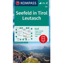KOMPASS Wanderkarte 026 Seefeld in Tirol, Leutasch 1:25.000
