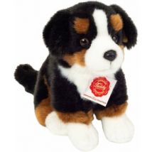 Teddy Hermann 91972 - Berner Sennenhund sitzend, Hund-Plüschtier, 21 cm