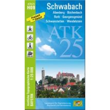 ATK25-H09 Schwabach (Amtliche Topographische Karte 1:25000)