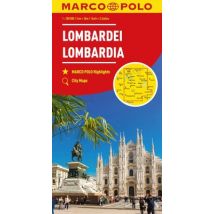 MARCO POLO Regionalkarte Italien 02 Lombardei, Oberitalienische Seen 1:200.000