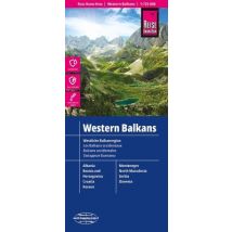 Reise Know-How Landkarte Westliche Balkanregion / Western Balkans (1:725.000)