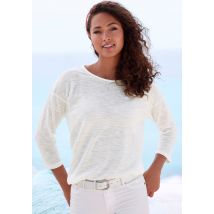 Vivance Langarmshirt »mit modischer Struktur«, aus bügelfreier Qualität mit Baumwolle
