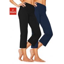 Vivance active Caprihose, (2er-Pack), mit Gummibund, Loungewear