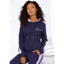 Vivance Hoodie, (1 tlg.), Hoodie mit Kontrast Einsätzen, Loungeanzug
