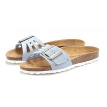 Elbsand Pantolette »Mule, Sandale, offener Schuh,«, aus hochwertigem Leder mit weichem Komfortkorkfussbett