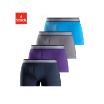 H.I.S Boxer »Boxershorts für Herren«, (Packung, 4 St.), mit gestreiftem Webbund