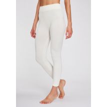 Lavana Strickstrumpfleggings, mit Zopfmuster und innen weich angeraut
