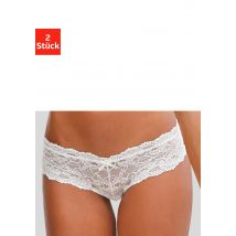 Vivance Panty, (Packung, 2 Stück), aus elastischer Spitze, sexy Dessous