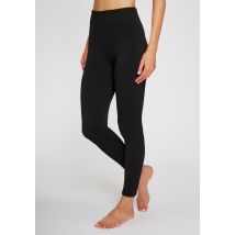Lavana Strickstrumpfleggings, mit Zopfmuster und innen weich angeraut