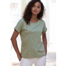 Copenhagen Studios T-Shirt »mit dezentem Logoprint hinten«, aus softer Jersey-Qualität mit Bio-Baumwolle
