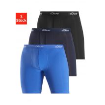 s.Oliver Langer Boxer »Boxershorts für Herren«, (Packung, 3 St.), mit längerem Bein