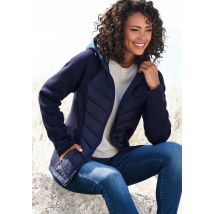 Vivance Steppjacke, mit Kapuze, mit Strickfleece-Ärmeln