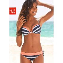 KangaROOS Push-Up-Bikini-Top »Anita«, im sportlichen Blockstreifendesign