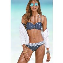 s.Oliver Bügel-Bandeau-Bikini-Top »Audrey«, mit Mustermix aus Punkten und Streifen