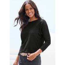 Vivance Langarmshirt »aus flauschigem Strick«, aus bügelfreier Qualität
