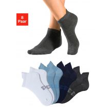 H.I.S Sneakersocken, (Packung, 8 Paar), mit verlängertem Bündchen hinten