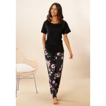 Vivance Dreams Pyjama, (2 tlg.), mit Blumendruck