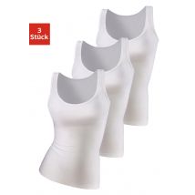 Vivance active Unterhemd, (3er-Pack), aus weicher Microfaser, Tanktop, Unterziehshirt