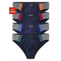 le jogger® Slip, (Packung, 4 St.), optimale Passform durch Baumwoll-Stretch