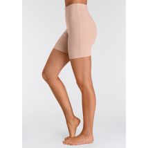 LASCANA Shorts, mit breitem Bündchen und Logodruck
