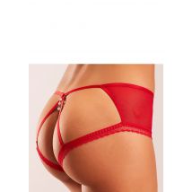 petite fleur goldfarben Panty-Ouvert, aus transparentem Tüll