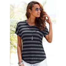 Beachtime T-Shirt, im tollen Streifendesign