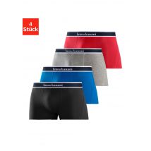 Bruno Banani Boxer »Boxershorts für Herren«, (4er Pack), mit Steifen und Logo im Bund