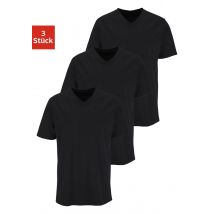 H.I.S T-Shirt, (Packung, 3 tlg.), mit V-Ausschnitt aus Baumwolle, Unterhemd, T-Shirt
