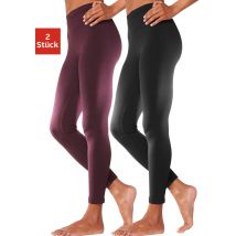 Vivance active Leggings, (2er-Pack), mit Gummibund, Loungewear