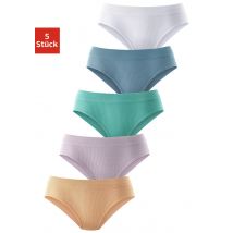 petite fleur Hüftslip, (5er-Pack), aus elastischer Baumwoll-Qualität