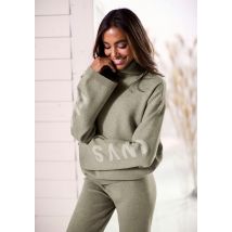 Elbsand Sweater, Rollkragenpullover aus weichem Strick, Loungewear
