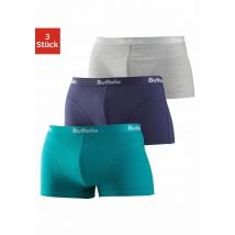 Buffalo Hipster, (Packung, 3 St.), knapp sitzende Boxershorts aus Baumwollmischung