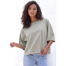 Copenhagen Studios Oversize-Shirt »mit hochwertiger Logostickerei«, aus heavy Bio-Baumwoll-Qualität