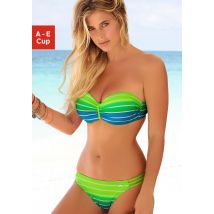 Venice Beach Bügel-Bandeau-Bikini, im trendigen Streifen-Look