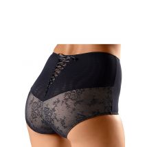 petite fleur goldfarben Panty-Ouvert, mit extravaganter Schnürung hinten