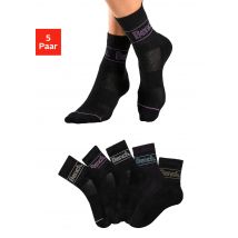 Bench. Tennissocken, (Packung, 5 Paar), mit atmungsaktiver Pikee Lüftungsstruktur