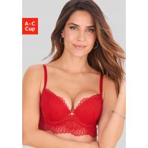 s.Oliver Push-up-BH »Sophie«, aus feiner Spitze in leichter Longform, sexy Dessous, Reizwäsche