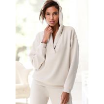 French Connection Hoodie, mit V-Ausschnitt und breitem Kragen, Loungewear